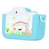 48MP Children Digital Camera 3.0in HD IPS Touch Screen WIFI Video Recording CameraBlue (Elephant Pattern)