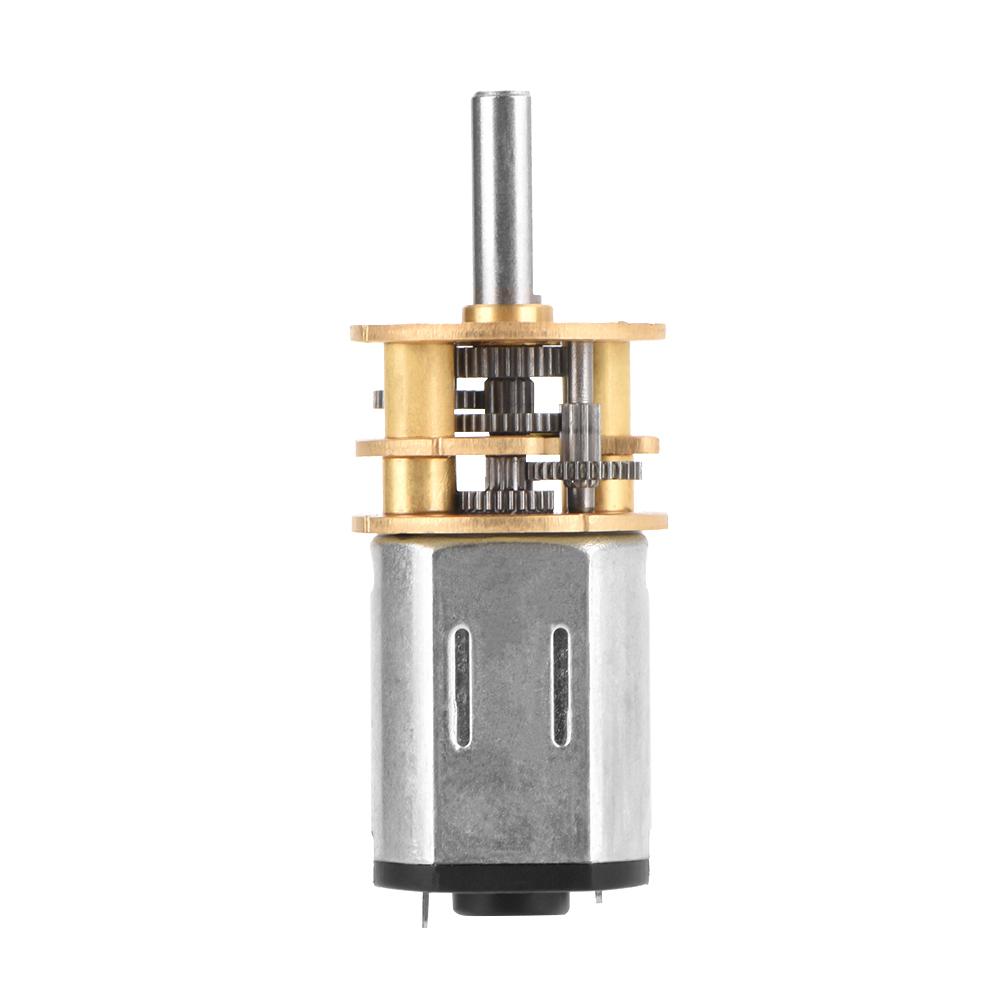 

DC6V 12V GA13N20 Gear Box Motor Electric Gear Motor for Car ModelRobotDIY (12V 60RPM)