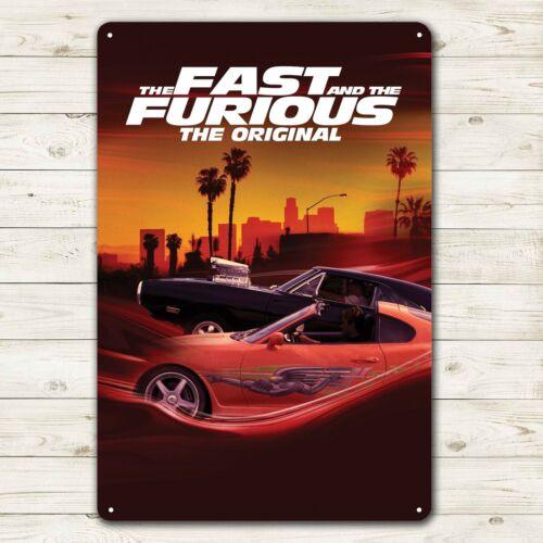 El Poster de Metal de la Película Fast And Furious Letrero de Lata xcm Placa