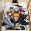 Bleach Flannel Blanket Print Warm for Office Nap Sofa Bed Travel Picnic -xia58