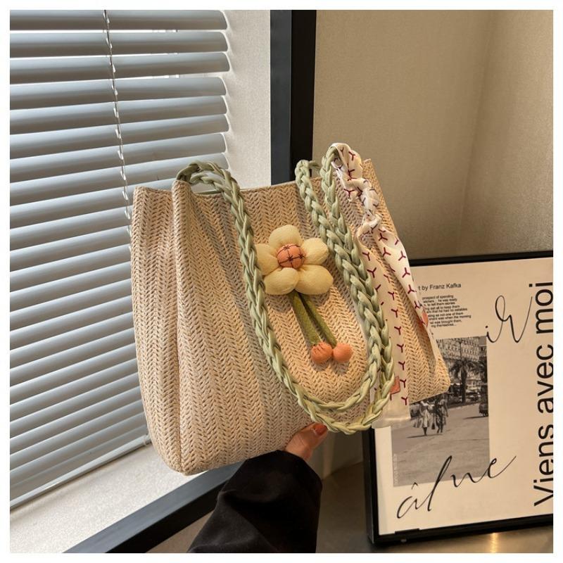 2025 Summer New Large Capacity Beach Vacation Single Shoulder Crossbody Commuter Tote Bag