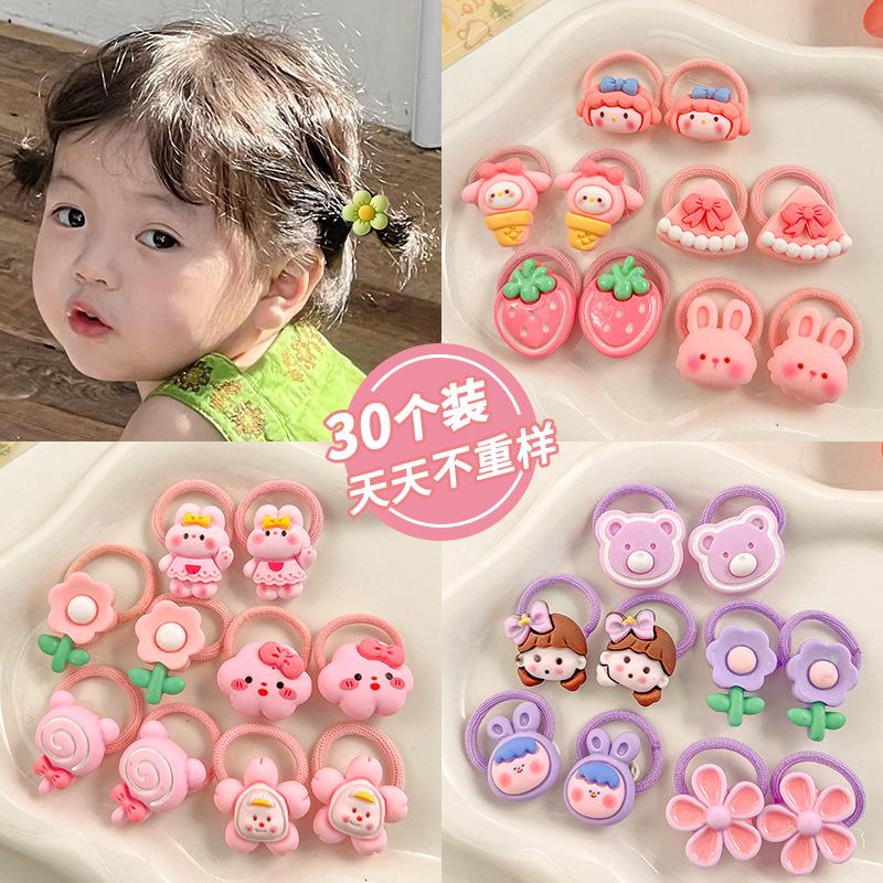 Baby & Toddler Elastic Hair Ties - No Damage Hair Accessories for Infants & Little Girls