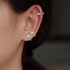 Fashion Cute Silver Color Butterfly Ball Stud Earrings For Women Girls Simple Design Small Earrings Jewelry Accessories Gifts
