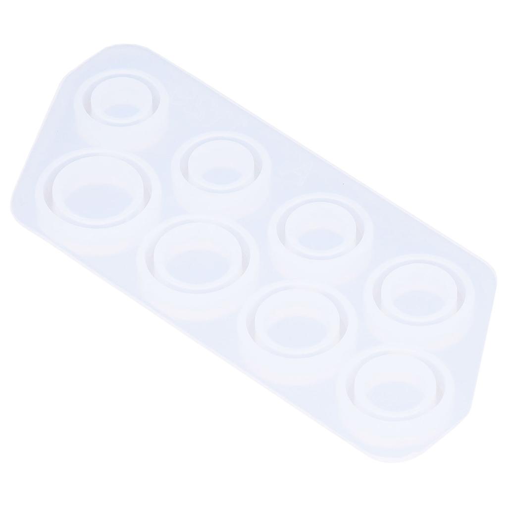 Silicone Mold DIY Unique Crystal Epoxy Ring Transparent Silicone Mold Decoration