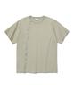 EPISODE UNTITLED Reißverschluss Cut-Off T-Shirt_Khaki