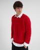 TENER Angora V-Neck Knit Red