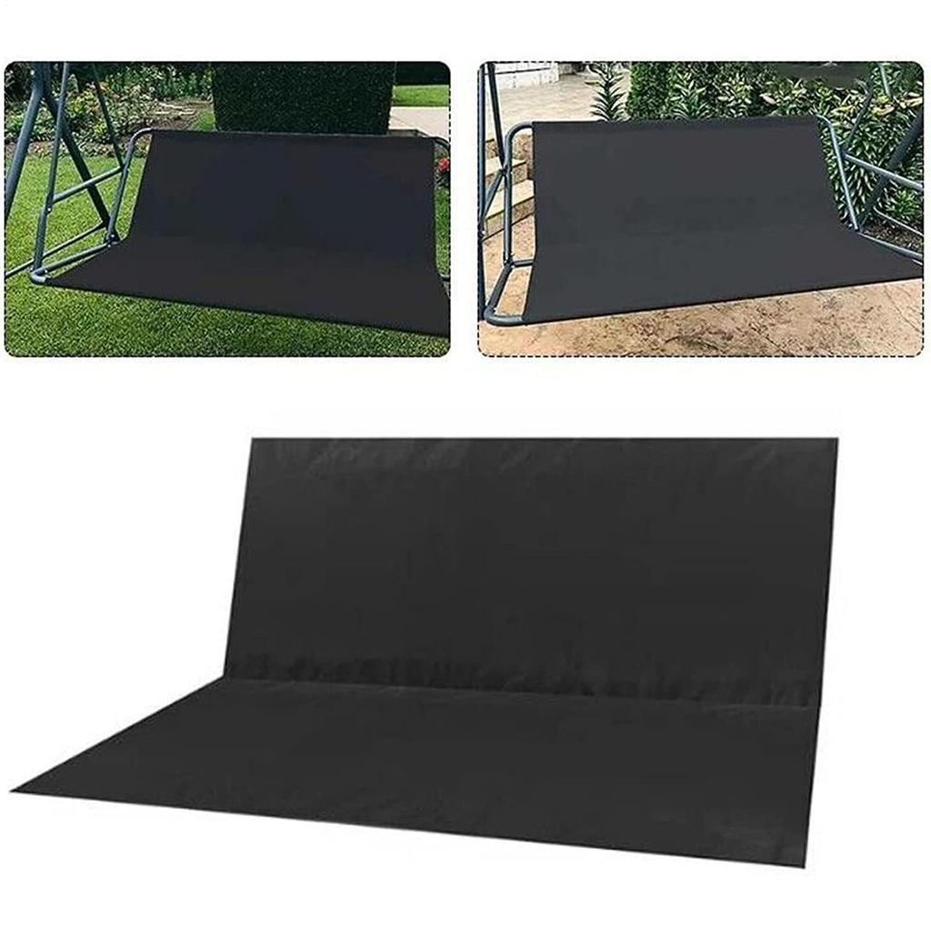 Replaceable Swing Seat Cover Outdoor 600D Thick Fabric Load-bearing Replacement Rainproof Garden Swing Seat Cover