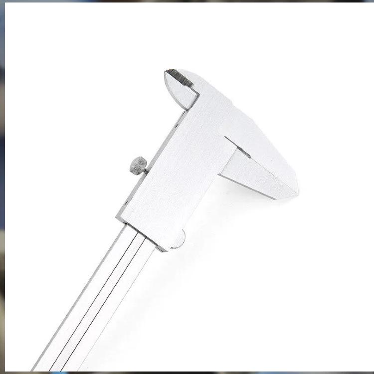 Genuine Stainless Steel Vernier Caliper with Free Shipping, High Precision 0-150/200/300mm, Industrial Grade, 0.02mm Accuracy.