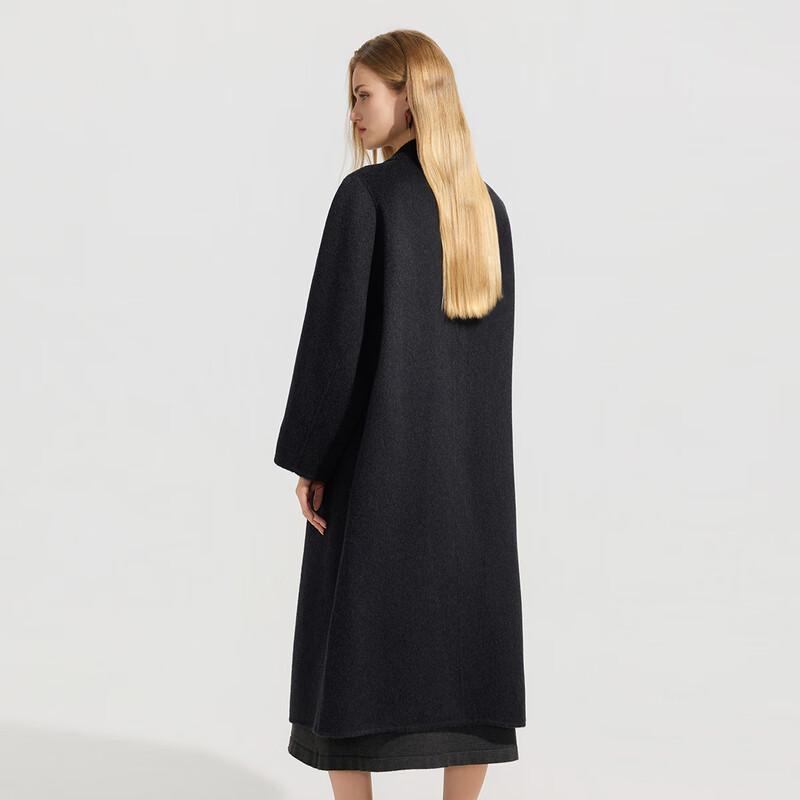 Tatu Women's Elegant Long Wool Blend Coat