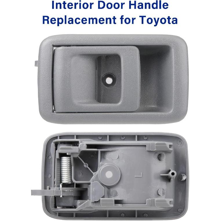 Pair Of Ide Interior Door Handles For Toyota Tacoma 2001 2002 2003 2004, 4Runner 1996-2002, Camry 1987-1991,Gray
