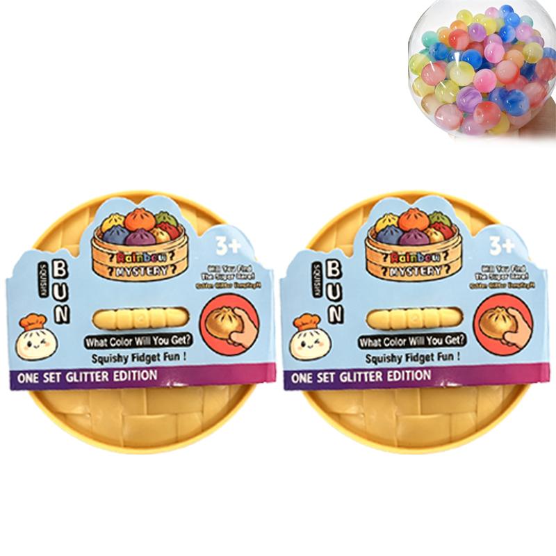 Barevná simulovaná knedlíková squishy hračka Pomalý odskok Stlačitelná Antistresová Úleva od úzkosti Uvolňovač stresu Pro dospělé