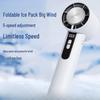 Portable USB Foldable Cooling Fan with High-Speed Turbine and Long-Lasting Ice Pack
