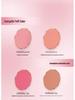 Lychee Secret Garden Blush: Brightening, Adherent Purple Makeup for a Girlish Glow with Puff