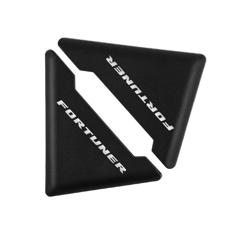 

2PCS Silicone Car Door Corner Cover Bumper Anti-Scratch Protector for Toyota Fortuner 2009 2017 2018 2019 Accessories чёрный