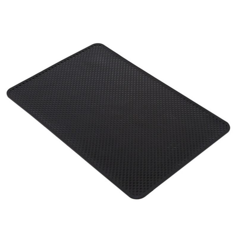 

Black Auto Mat Car Non-Slip Mat Auto Silicone Interior Dashboard Phone Anti-Slip Storage Pads Supplies Accessories чёрный