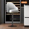 For Modern Minimalist Living Room High Bar Chairs Home Furniture Restaurant Bar Stool Hotel Swivel Backrest Armchair P L