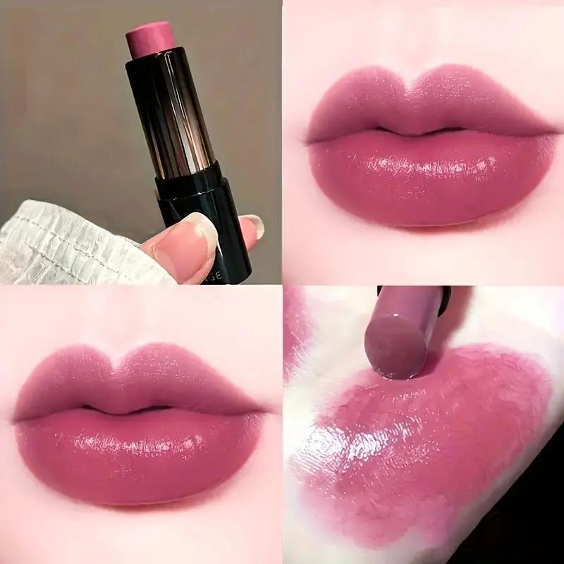 1 szt., błyszcząca satynowa szminka, trwała i gładka, błyszczyk do ust o wysokim połysku, nawilżający, idealny do codziennego noszenia i jako prezent na Dzień Matki