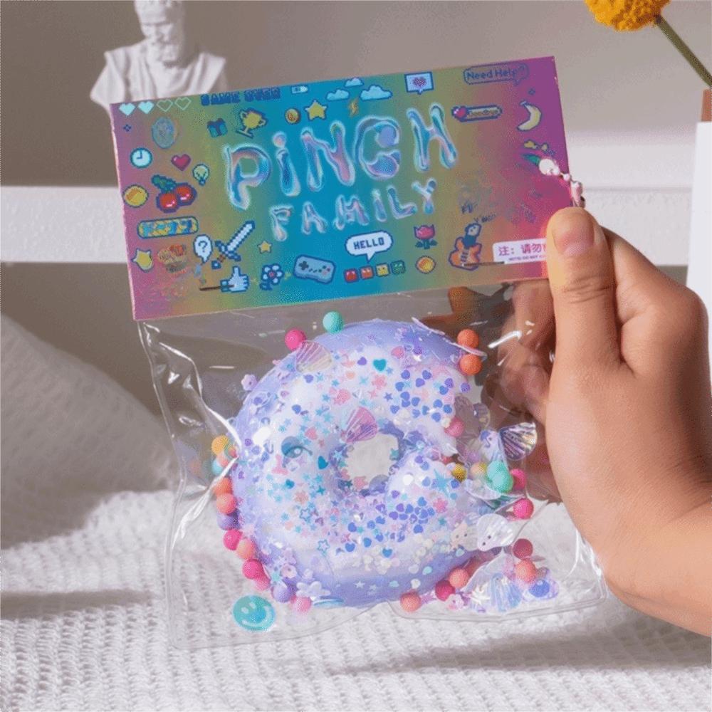 Slow Rising Doughnut Fidget Toy Slow Rebound Doughnut Kneading Toy Doughnut Squishy Toy Kids Gift