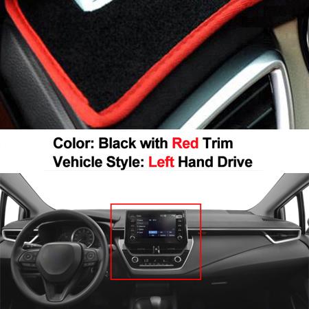

Car Dashboard Cover Dash Mat Carpet Cape For Toyota Corolla E210 2019 -On LHD RHD Auto Dashmat 2020 2026 Sunshade Anti-dirty