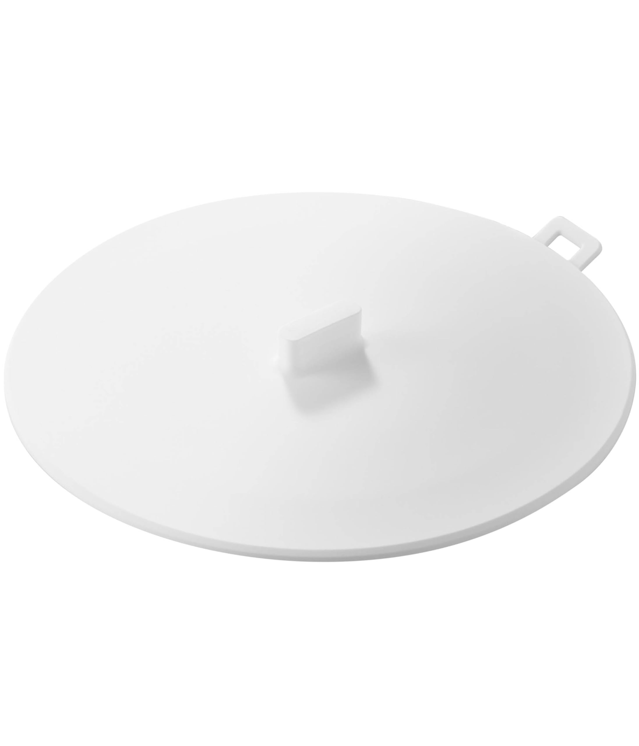 

Yamazaki Jitsugyo Magnetic Soak Wash Cap White W17 x D17.9 x H1.5cm Tower Floating Storage Silicone Sink Lid 1316