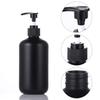 Matte Black 300/500ML Liquid Soap Dispenser Refillable Shampoo Conditioner Body Lotion Container for Bathroom Supplies Hotel