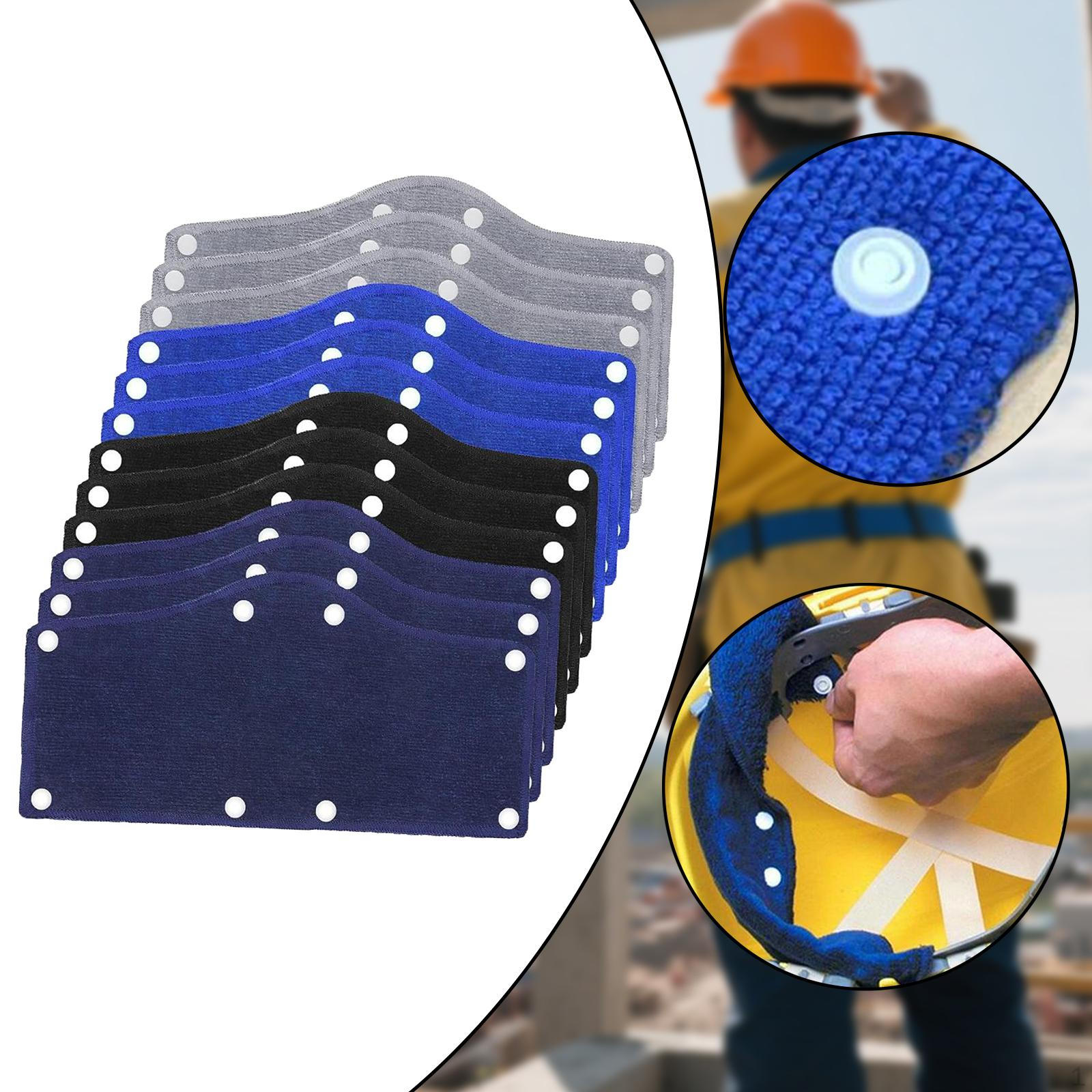 

12Pcs Hard Hat Sweatbands Liners Swear Absorbing Soft for Helmet Hardhat Headbands