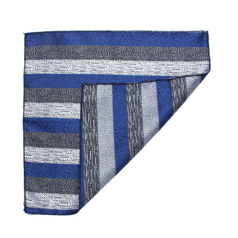 Rael Pocket Towel Striped Plaid Suit Accessories Square Towel Men'S Shirt Pocket Towel Business Banquet Square Towel