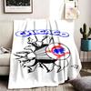 Chicago Cubs Theme Personalized Outdoor Flannel Blankets Soft And Suitable For All Seasons Perfect For Sofas Beds And Camping