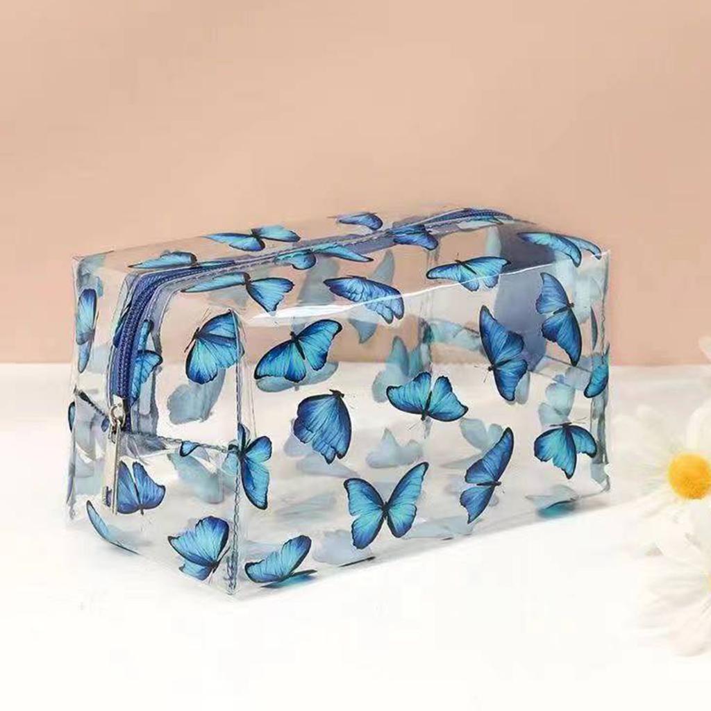 PVC Transparent Makeup Bag Waterproof Travel Toiletry Organizer Pouch