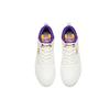 Anta Life Collection Abrasion Resistant Breathable Mid Top Skateboard Shoes Men's White Purple Sneakers 912038010-5