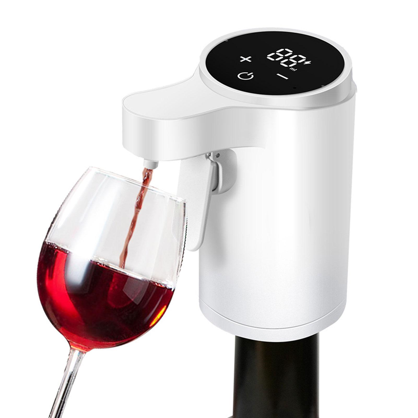 Smart Dispenser With Digital/Built-In Aeration Quantity Liquor Wine Pump Automatic Wine Decanter Aerator Dispenser Pourer