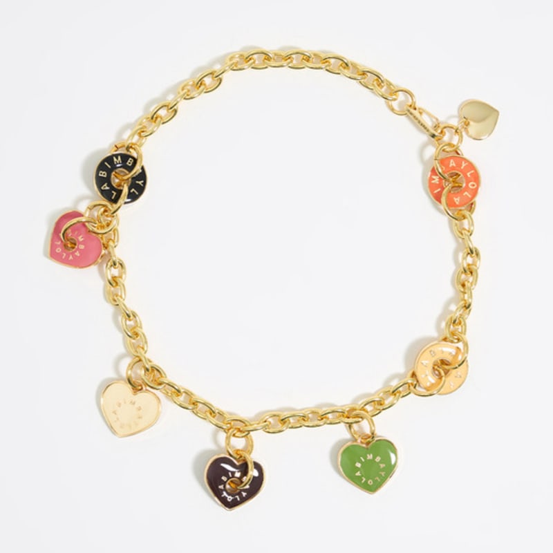 

BIMBA Y LOLA [24FW] BIMBA Y LOLA Multicolor Heart Logo Necklace B246AIU001PKF Pink_FREE