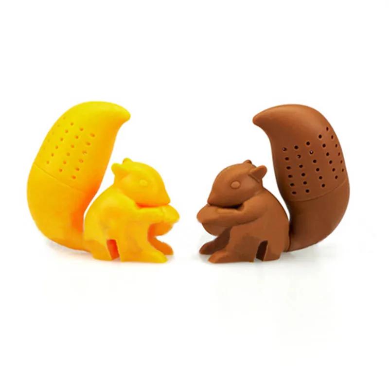 Silikon-Teesieb Kreative Katzenform Lustiger Kräuterkaffee-Filter Diffusor Wiederverwendbare Teefilter Küchen-Teeküchenzubehör