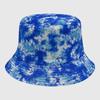 Neutral Summer Tie Dye Printed Fisherman Hat Outdoor Breathable Hat Sunshade