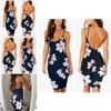 Premium Floral Summer Fashion Dress For Women Sexy Backless Bodycon Slip Dress