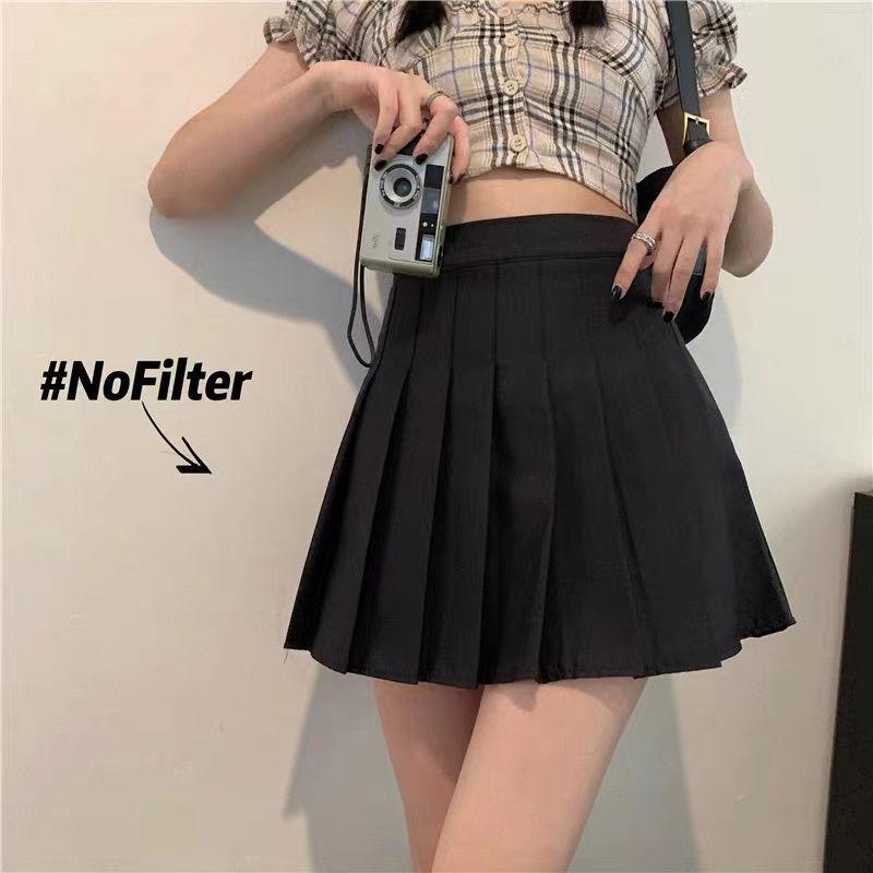 Pleated Skirt Women High Waist Sexy Mini Skirts Tennis Skirt Girl Dance Skirt Kawaii Casual Korean White Black Skirt