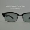 [MERRY PLEASURE] Sunglasses for Men and Women, UV Protection, Fashion Glasses, Browline, Semi-Tinted Lenses