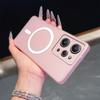 Frosted Semi Clear Magnetic Phone Case for Xiaomi Redmi 12 4G Soft TPU Shockproof Cover