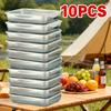 10-Piece Stainless Steel Food Storage Containers with Lids, Stackable for Camping Hiking, Snacks Meat Fruit Vegetables