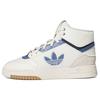 Originals Drop Step Series Trendy Comfortable Non-Slip High-Top Skate Shoes Unisex Skate Shoes White Blue IF2674