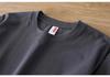 Unisex 260g Xinjiang Pure Cotton Heavyweight Short Sleeve T-Shirt - Solid Color, Combed Cotton, Loose Fit, White Base Layer