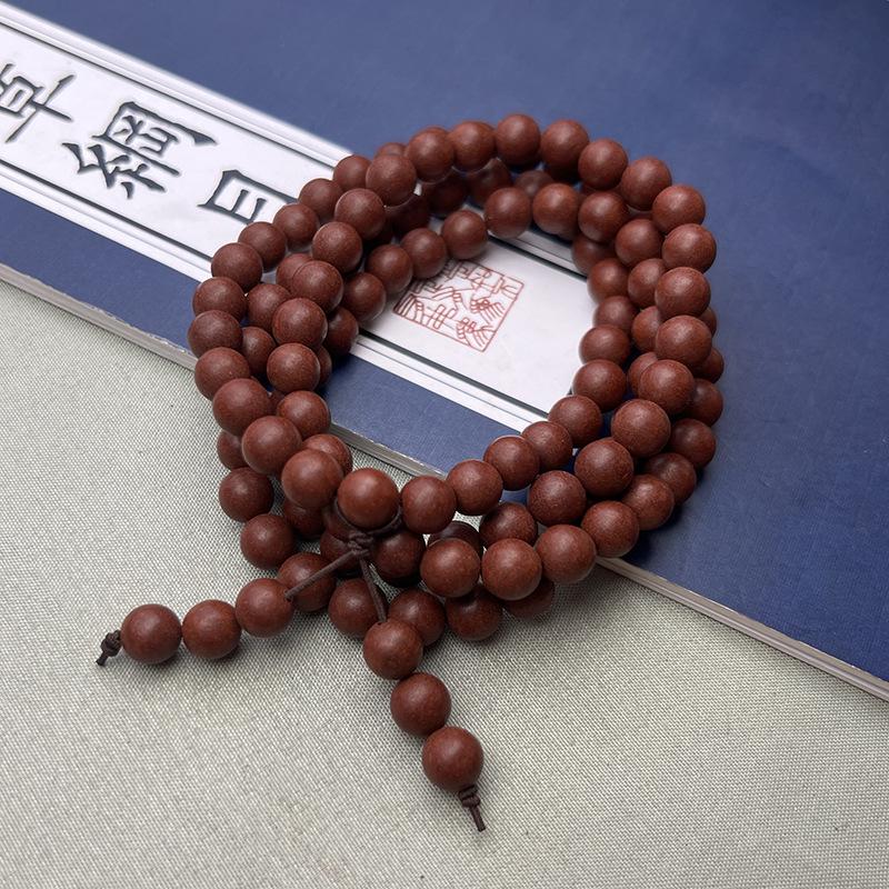 Premium Fragrance Gift Box: Natural Medicinal Beads & Incense Flower Stamen Bracelet with Long-Lasting Scent