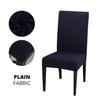 Solid Color Chair Cover Stretch Spandex Slipcover Protector For Kitchen Chair Seat Hotel Banquet Wedding Dining Room 1 2 4 6 Pcs for Home