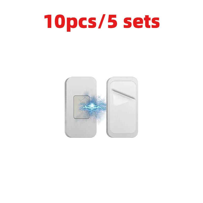 20Pcs/10Sets Ultra-Thin Magnetic Cabinet Catch, No-Drill Adhesive Mount for Kitchen Wardrobe Drawer, Strong Hold Rustproof