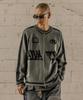 BURNING CAPONE Bc Salvation Knit Zip-Up Charcoal