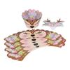24set Paper Sika Deer Cupcake Wrapper Party Supplies Cupcake Decorating Tool  2024 New Year