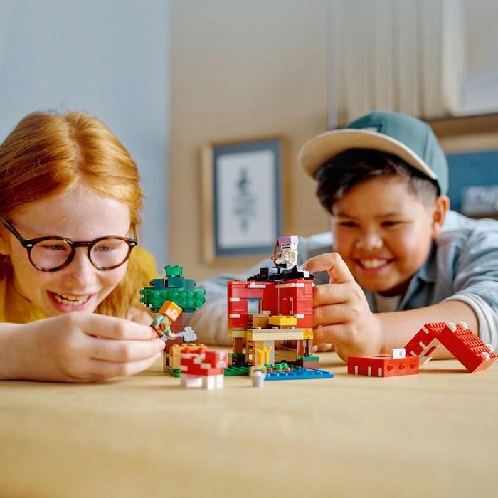 LEGO Minecraft Mushroom House 21179, Multicolor