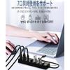 USB Hub with Independent USB 5Gbps Data and USB Expansion 7-Port 3.0 Switches, Dual-Powered/Bus-Powered Cable, High-Speed Transfer,