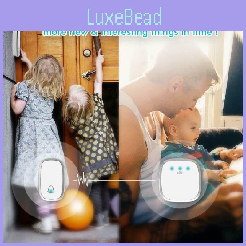 Wireless White A101 Remote Control Electronic Doorbell Ideal For Home Villa And Seniors