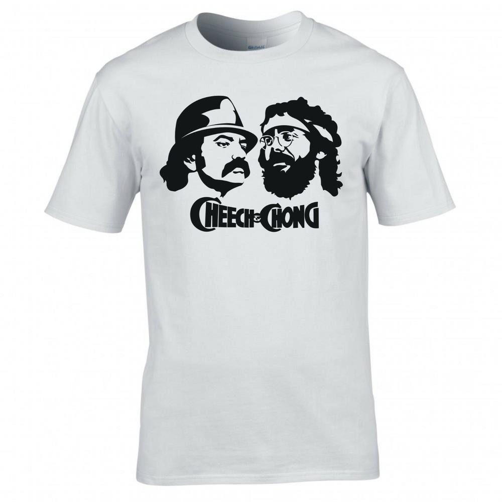 T-shirt Ispirata ai Volti di Cheech Chong